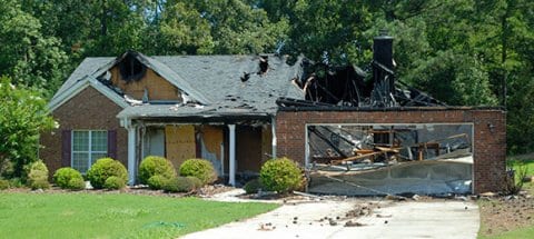 fire damage home