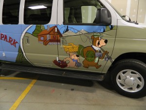 Van wrap for Yogi Bear's Jellystone Park Camping Resort