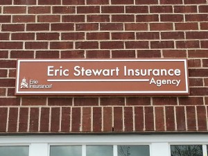 foam exterior sign Eric Stewart Insurance, Westhaven, TN