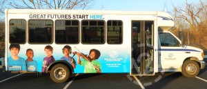 The first of six buses we are wrapping for Boys & Girls Clubs of Middle TN.