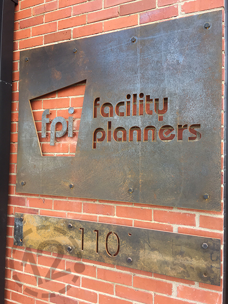 Facility Planners Custom Sign. 12-Point SignWorks - Franklin, TN