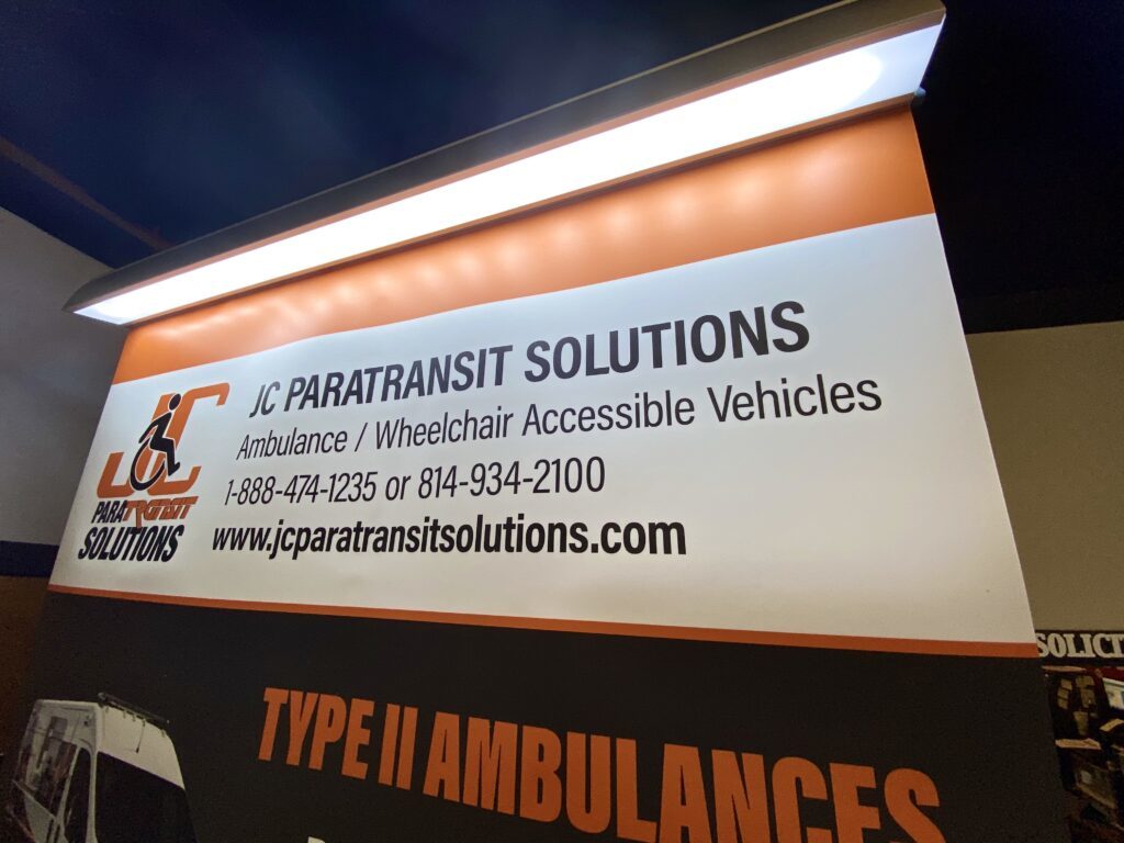 LED Banner for JC Paratransit Solutions by 12-Point SignWorks