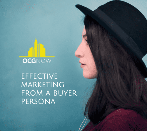 Customer wearing new hat to depict buyer persona for digital marketing strategy