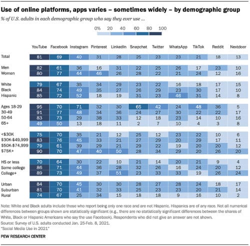 social media demographics 
