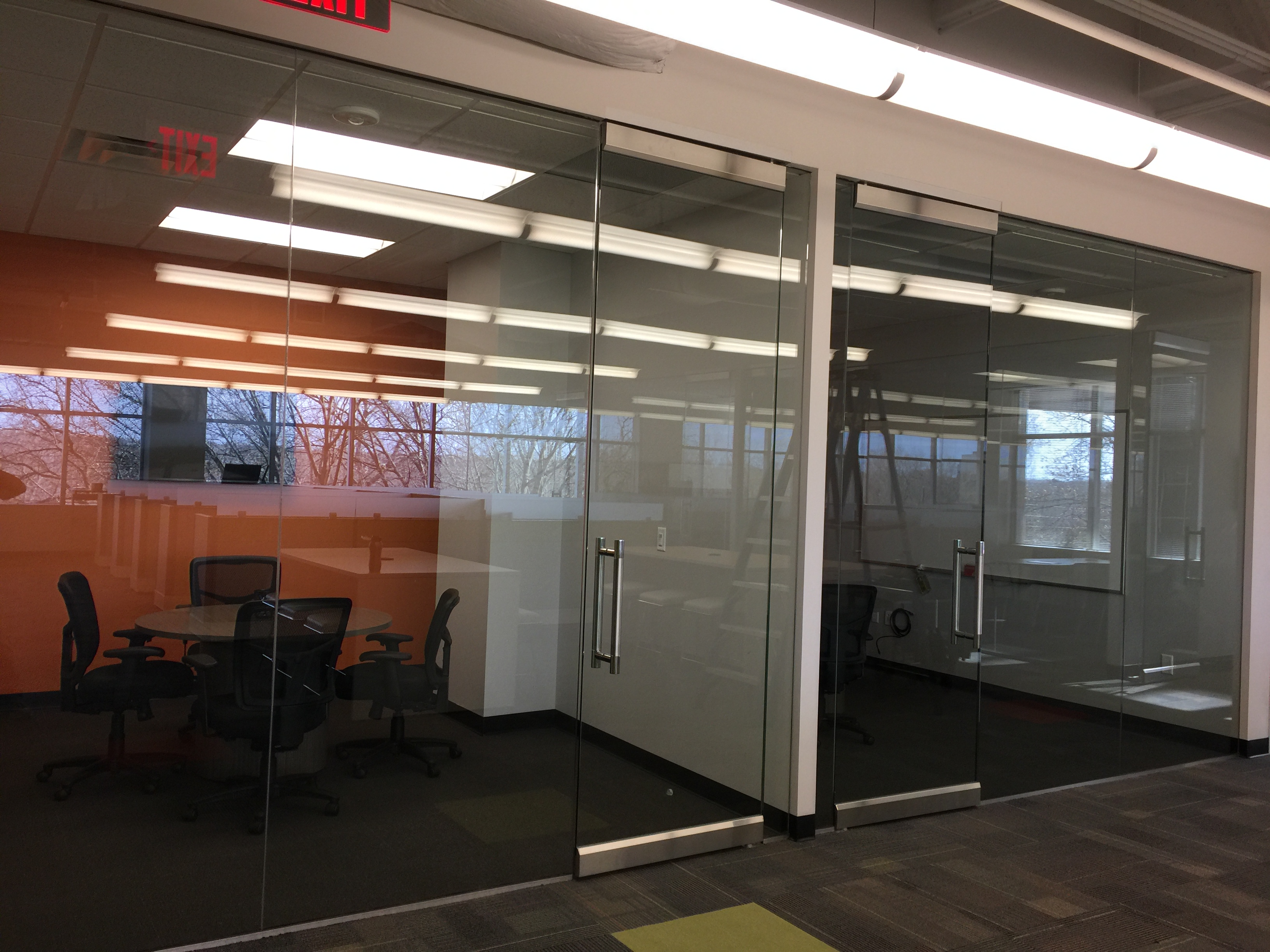 Pollo Campero Corporate office in Dallas, TX gets a Decorative window film  face-lift