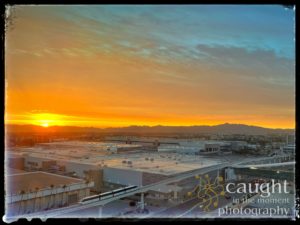 Sunrise over Las Vegas Convention Center