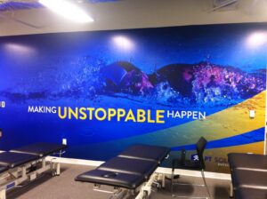 Printed Wall wrap for business