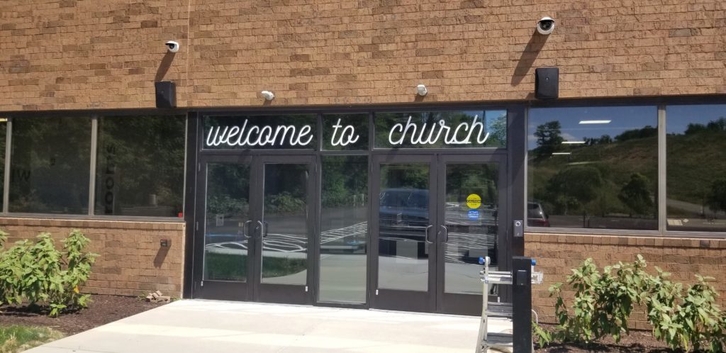 Exterior and Interior Church Signage Suite in Sewickley PA
