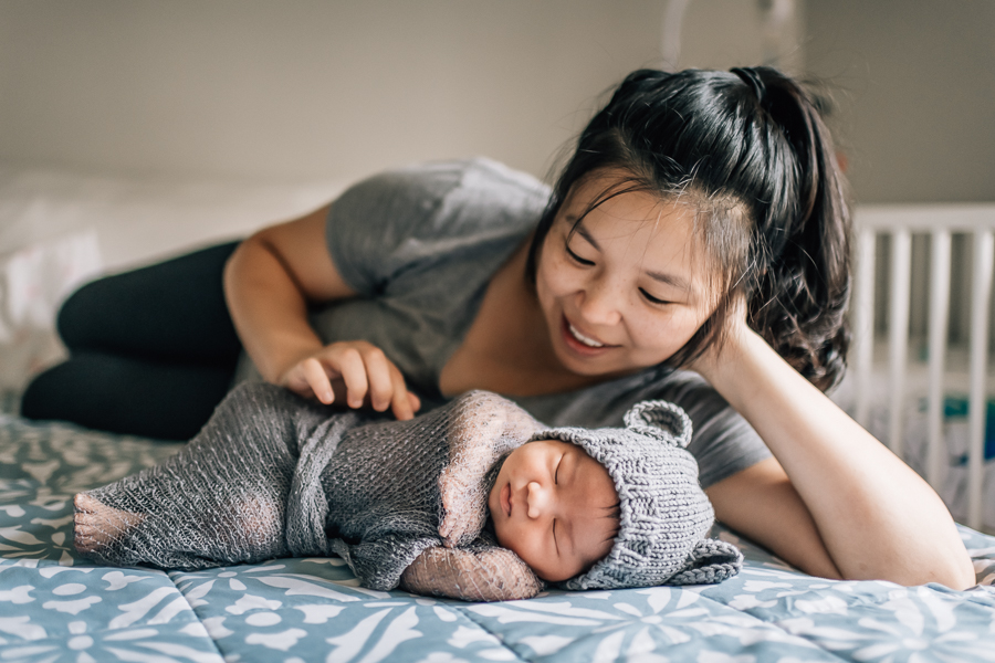 In-home newborn session