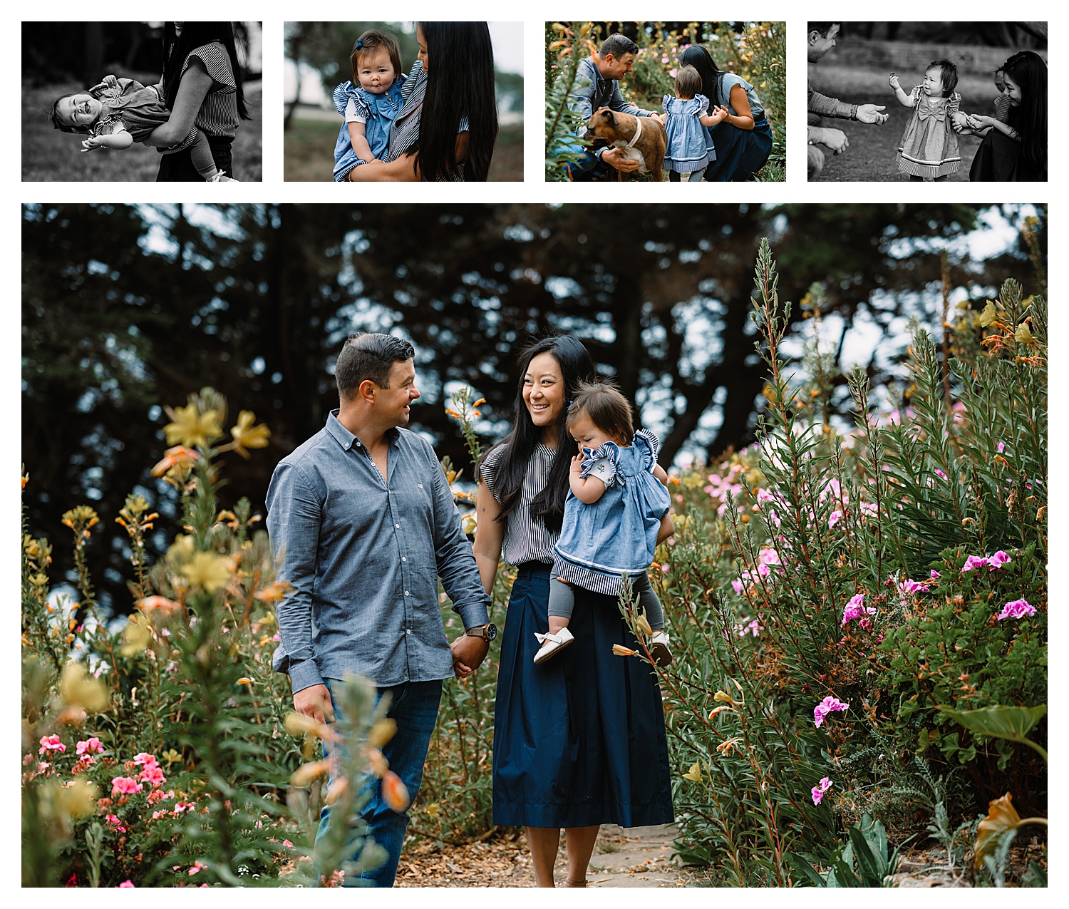 Outdoor family photography session