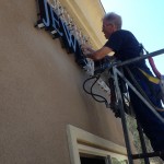Reverse Channel Letters Install from the side