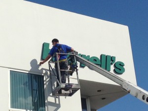 Harrell's exterior business signs