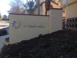 Monument Sign Suffered Damage from Vandals