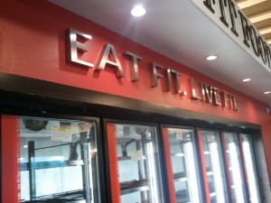 My Fit Foods Store Signage. Sign by Texas Custom Signs