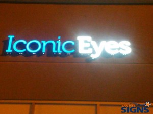 Channel Letters_Iconic Eyes_night