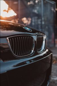 Black BMW Car