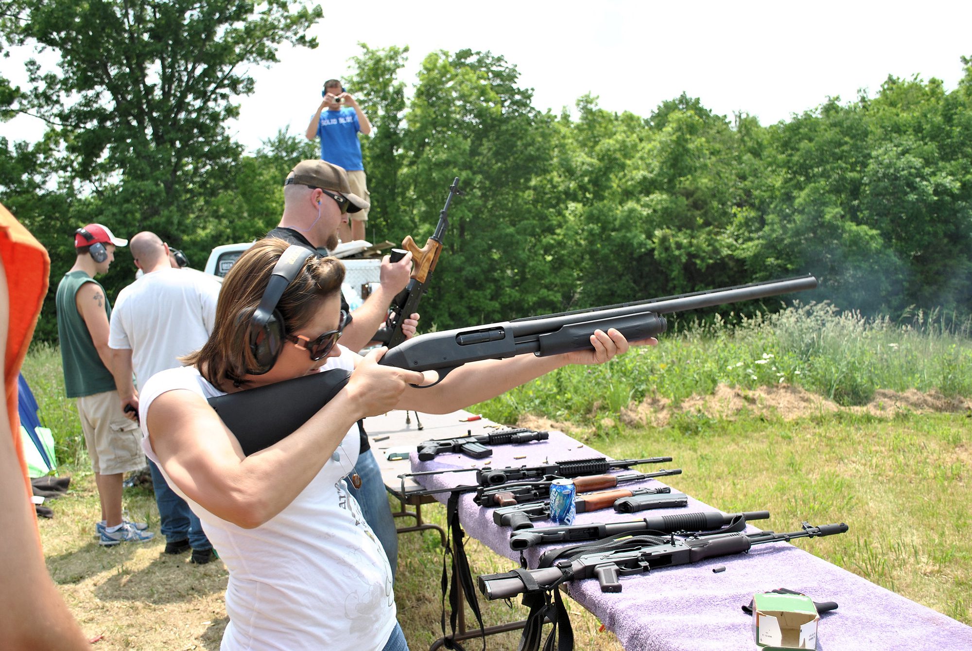 Mesa, AZ Gun Review Remington 12GA Shotgun Tactical Shooting Range