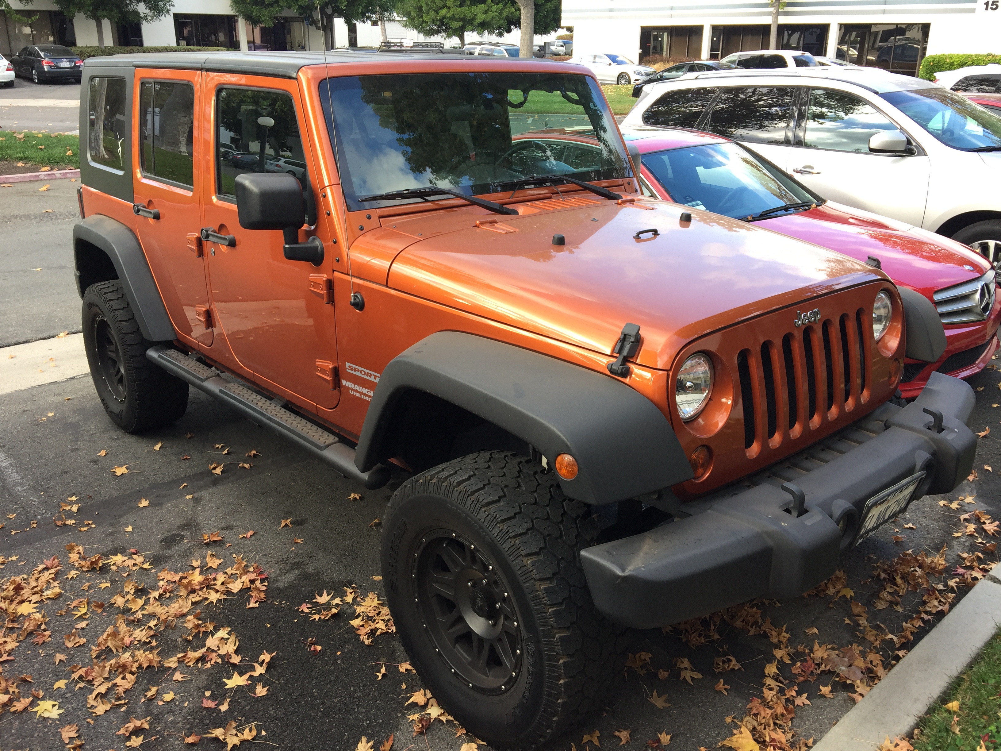Custom Exterior Full Color Change on a Jeep Wrangler in Tustin, CA