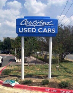 First Texas Honda Pylon Sign