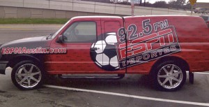 ESPN Truck Wrap by Texas Custom Signs