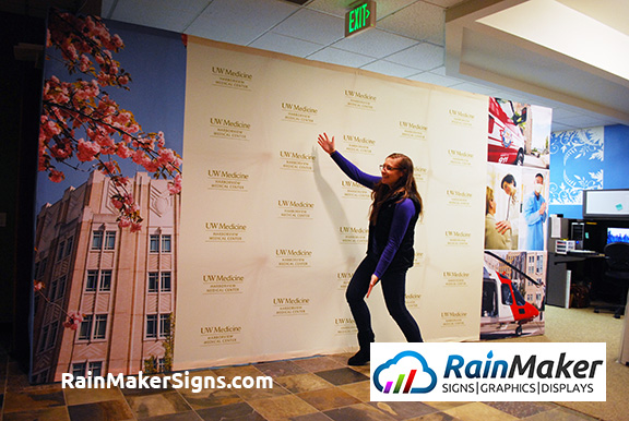 University-of-Washginton-Medicine-pop-up-display-Seattle-WA-Rainmaker-Signs