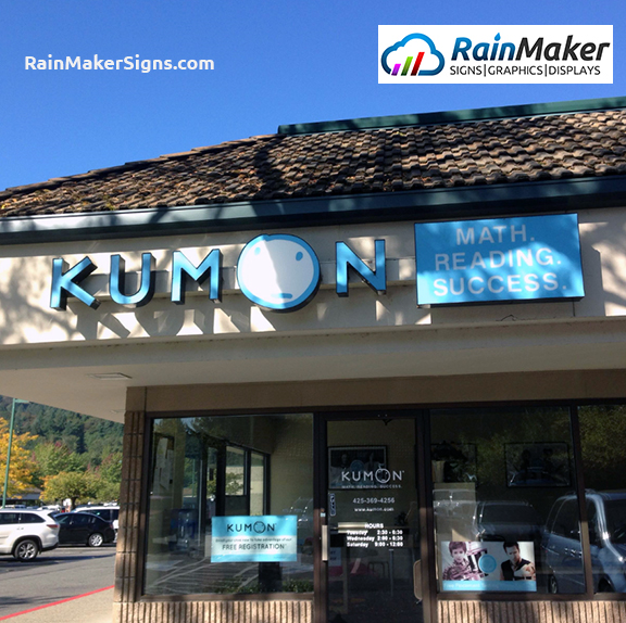 Franchise-signs-03-kumon-rainmaker-issaquah-wa