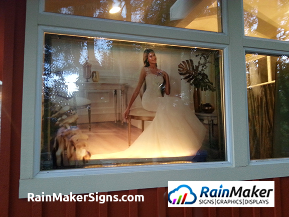 RainMaker Signs is "committed to make everything perfect for you..." - La Belle Elaine's Bridal - Bellevue-WA