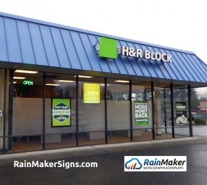 RainMaker-Signs-Bellevue-WA-Privacy-Window-Film-for-Tax-Preparer-H-&-R-Block