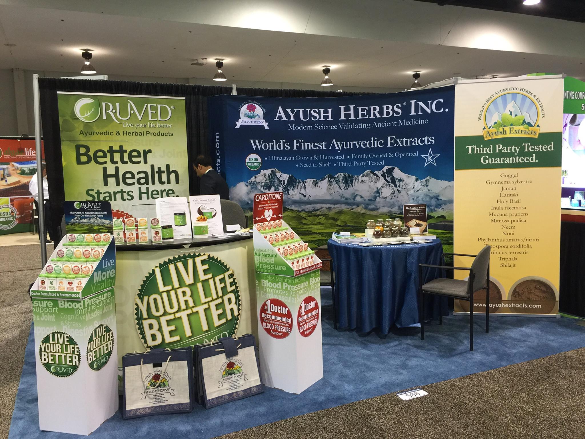 Ayush Herbs Gears Up With Trade Show Displays - Redmond, WA