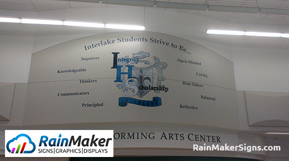 "The graphics look wonderful!" at Interlake High School- Bellevue, WA