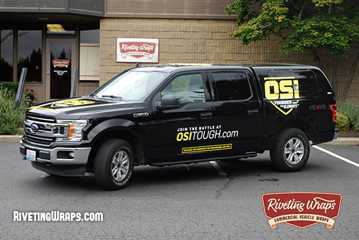 Custom Vehicle Graphics for Henkel Osi, Side View