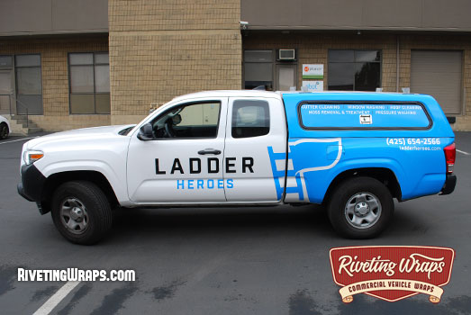 Toyota Tacoma Home Service Company Truck Wrap Kirkland, WA