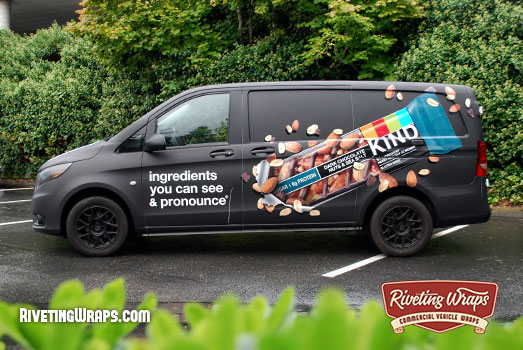 The finished Metris van wrap install
