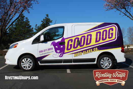 Nissan NV200 Custom Van Wrap in Everett, WA