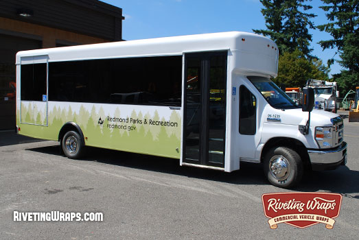 City of Redmond Shuttle Bus Wrap