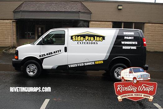 Chevy Express Wrap, Driver Side