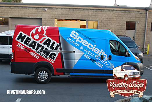 Dodge Promaster Custom Wrap Design by Riveting Wraps