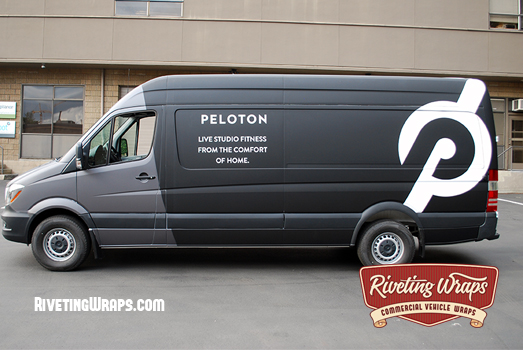 Mercedes Sprinter van wrap installation. Driver side.