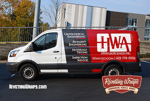 Ford Transit Van Wrap Seattle WA