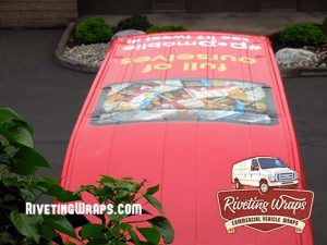 Ford Transit Van Roof Wrap