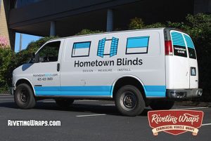 Chevy Express Van Graphics For Blind Company in Duvall, WA