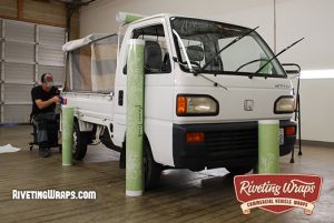 Honda ACTY Wrap Installation