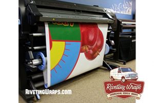 Van wrap large-format printing services