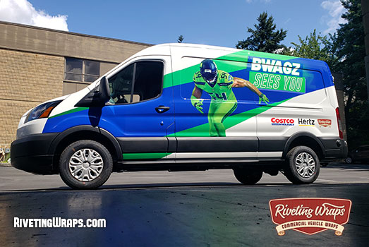 Ford Transit Wrap Installation for Seattle Event
