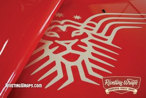 Flying Lion Wrap Detail