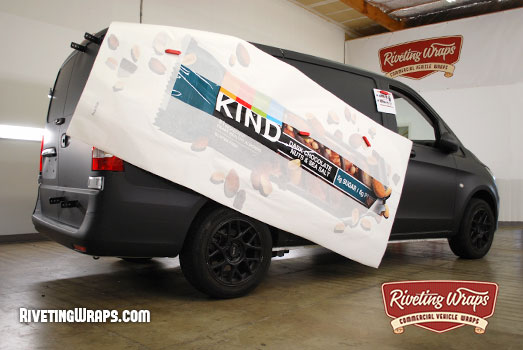 Metris Van Wrap Install in Progress