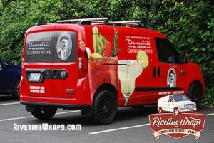 Demitri's Dodge Promaster City Van Graphics Seattle WA