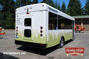 City of Redmond Shuttle Bus Wrap
