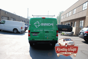 Nissan NV1500 Back Door Wrap