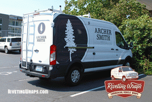 Remodeling Company Van Logo Wrap, Bellevue, WA